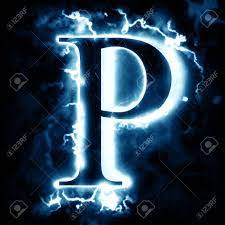 Abbreviation of page (plural pp) ( britain) abbreviation of penny; Lightning Letter P Stock Photo Picture And Royalty Free Image Image 46712110