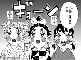 我妻善逸ᵃⁿᵈ竈門炭治郎ᵃⁿᵈ嘴平伊之助 ドラえもん かわいい アニメ 恋雪