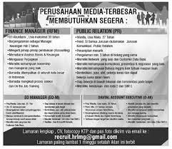 Maybe you would like to learn more about one of these? Koran Pikiran Rakyat Lowongan Kerja Hari Ini Info Seputar Kerjaan
