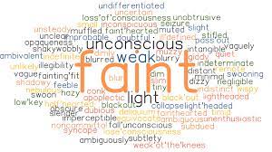 Faint Synonyms And Related Words What Is Another Word For Faint Grammartop Com