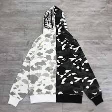 Check out our glow in dark hoodie selection for the very best in unique or custom, handmade pieces from our одежда shops. Buy New Bape Shark Head Black White Camo Splice Glow In The Dark Hoodie For Sale Online At Best Price Martha Sneakers