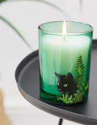 Monki Cat And Plant Print Scented Candle Asos Scented Candles Plant Print Candles