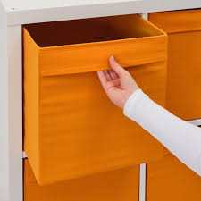 Drona Box Orange Ikea Kallax Shelf Kallax Kallax Shelving