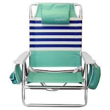 Product Image For Nautica 5 Position Beach Chair 1 Out Of 4 Beach Chairs Folding Beach Lounge Chair Striped Beach Chair