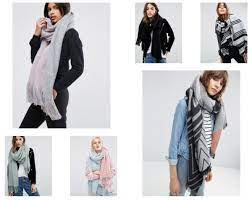 Meine schals haben eine länge von ca 160cm, daher trage ich sie immer in der mitte durch die schlaufe. Oversize Schals Sind Cool Plus 25 Ideen Zum Binden Mit Video Xxl Mode Tipps