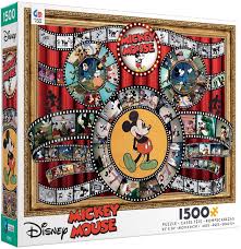 (2) total ratings 2, $140.00 new. Amazon Com Ceaco 1500 Piece Disney Mickey And Minnie Mouse Movie Reel Jigsaw Puzzle Kids And Adults Toys Games