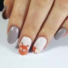 Foxy Nails Ideas To Make Everyone Crazy Naildesignsjournal Com Animal Nails Nail Drawing Autumn Nails