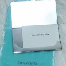 The tiffany guide to diamonds. Tiffany Co Accessories Tiffany And Co Silver Plated Business Card Case Poshmark