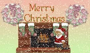 Santa Fireplace Merry Christmas Animation Merry Christmas Images Happy Merry Christmas