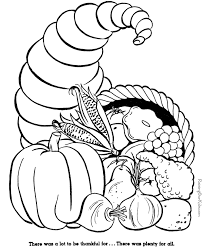 Printable Cornucopia Coloring Page 007 Free Thanksgiving Coloring Pages Fall Coloring Pages Thanksgiving Coloring Pages