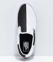 Black And White Checkered Vans Slip Ons Vans Slip On Mega Checker Black White Skate Shoes Zumiez Vans Slip On Vans Shoes