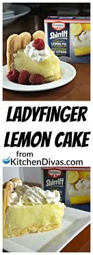 Home > recipes > pudding lady finger dessert. All You Need Is 2 Boxes Of Sherriff Brand Lemon Pie Filling And Dessert Mix And A Bag Of Lady Fingers That Is It Pie Filling Recipes Filling Recipes Desserts