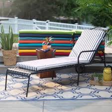 Casual cushion maxim stripe sunbrella chaise lounge cushion. Outdoor Chaise Lounge Cushions Hayneedle