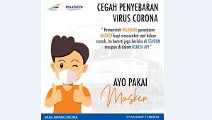 Sebagian besar desain diambil dari luar negeri tapi ada dua desain iklan dalam negeri yang cukup cerdas. Penumpang Kereta Wajib Pakai Masker Radarcirebon Com