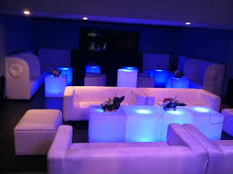 White Lounge Furniture Illuminated Table Lounge Furniture Lounge Party Party Furniture