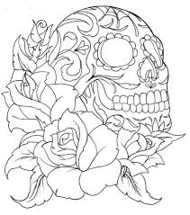 Skull Coloring Pages Skull Coloring Pages For Adults Kids Coloring Pages Skull Coloring Pages Tattoo Coloring Book Rose Coloring Pages
