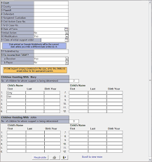 ga child support forms