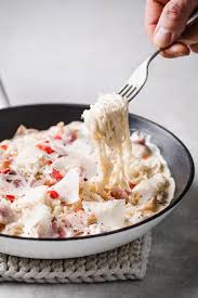 Homemade low carb pasta & noodles (paperback or softback). Keto Carbonara Pasta Creamy Carb Free Pasta For The Whole Family