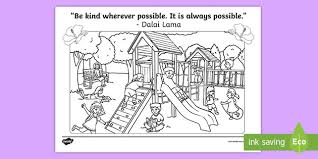 Check spelling or type a new query. Be Kind Wherever Possible Colouring Page Teacher Made