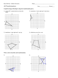 5 worksheet by kuta software llc translate the figure as indicated. 12 All Transformations Cartesian Coordinate System Euclidean Geometry