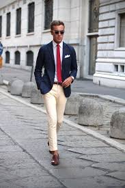 Black Blazer Khaki Pants Brown Shoes Nail That Dapper Look With A White Dress Shirt And Beige Dress Pants Grab A Pair Of Dark Brown Le Summer Business Attire Suits Men Business Mens Fashion Suits