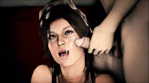 Lara croft cumshot