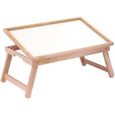 Winsome Beechwood Flip Top Bed Tray Walmart Com In 2020 Bed Tray Breakfast Tray Tv Dinner Trays