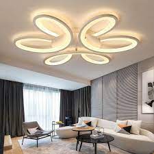 Ultra Thin Art Surface Mounted Modern Led Ceiling Lights For Living Room Bed Room Lamparas Ceiling Design Living Room House Ceiling Design Living Room Lighting