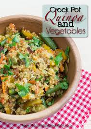 Crockpot Quinoa And Vegetables Recipe Recipe Vegetarian Crockpot Healthy Recipes Recipes
