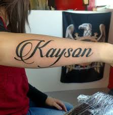 Girlfriends name tattoo with a butterfly on wrist. 50 Name Tattoos For Men 2021 Kids Wife Parents