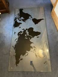 Select from premium world map desk images of the highest quality. Glass World Map Table Top Ebay