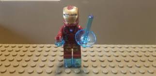Sold as seen in the picture. Lego Marvel Super Heroes Iron Man Minifigure Mark 43 Armor Loose Lego Minifiguren