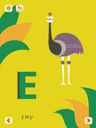 E Emu Mini U Zoo Alphabet Popappfactory Updated 2017 Alphabet And Numbers Animal Illustration Letters And Numbers