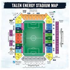 Talen Energy Stadium Seating Chart