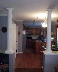 Supporting the weight of the building above it: Interior Wood Column Load Bearing Or Not Doityourself Com Community Forums