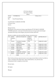 Yang pertama adalah surat penawaran barang. Contoh Surat Keluar Penawaran Barang Contoh Surat