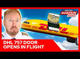 The aircraft took off from leipzig about 5:30 a.m. Boeing 757 Diverts After Cargo Door Opens In Flight Mentour Aviation News Youtube