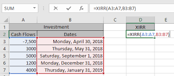 How To Use The Excel Xirr Function