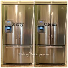 A stainless steel fridge can turn your kitchen into a modern heaven, but cleaning it can sometimes get tricky. How I Clean My Stainless Steel Appliances Creatingmaryshome Com
