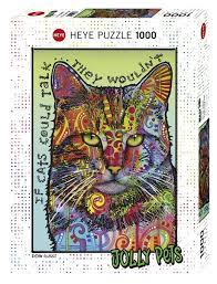 See more ideas about dean russo art, pop art, cat art. Jigsaw Puzzle Heye Jolly Pets If Cats Could Talk 1000 Pieces Boardgame Space