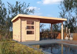 3 m anbau + rückwand der überdachte freibereich eignet sich ideal für ihre gartenmöbel und bietet schutz vor regen und sonne. Woodfeeling Holz Gartenhaus Bastrup 1 Im Set Mit Anbaudach 3 M Breit 28mm Blockhaus Pultdach Farbe Naturbelassen