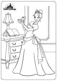These alphabet coloring sheets will help little ones identify uppercase and lowercase versions of each letter. Printable Tiana And The Frog Coloring Pages