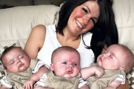 Aspen, kensli and layken spent practically two months within the nicu. Proud Mum Cradles Incredibly Rare Non Identical Triplets Mirror Online