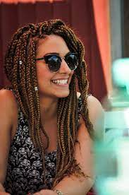 White Girl With Box Braids Boxbraids X Pression27 Protectivehairstyle White Girl Braids Hair Styles Box Braids Hairstyles