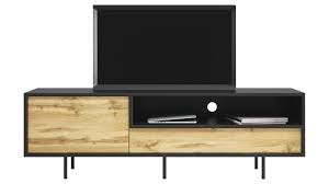 Meuble Tv Tabou Coloris Chene Et Noir Vente De Meuble Tv Conforama Meuble Tv Idee Meuble Tv Meuble Tv Conforama