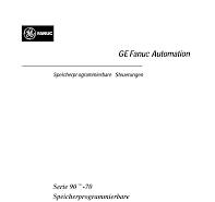 German) Serie 90-70 Speicherprogrammierbare Steuerung ...
