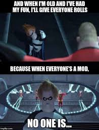 Syndrome Incredibles Memes Gifs Imgflip Syndrome (real name buddy pine) is the main antagonist of the 2004 disney/pixar animated film the incredibles. syndrome incredibles memes gifs imgflip