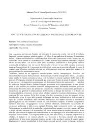 Abstract Tesi Di Laurea