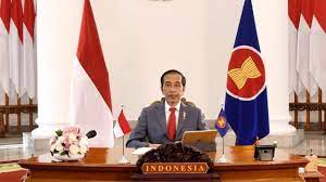 Best green screen for zoom meeting virtual backgroundswatch this video next! Foto Jokowi Ikuti Ktt Asean Secara Virtual Dari Istana Bogor Kumparan Com