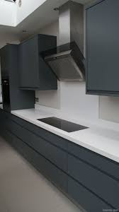Cool 55 Modern Gray Kitchen Design Ideas Https Roomaholic Com 4497 55 Modern Gray Kitchen Desi Modern Grey Kitchen Kitchen Room Design Modern Kitchen Design